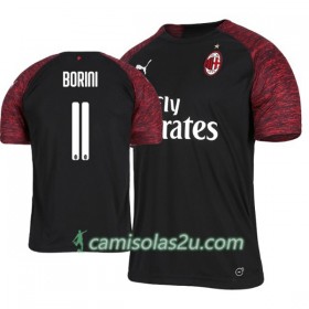 Camisolas de Futebol AC Milan Fabio Borini 11 Equipamento 3ª 2018/19 Manga Curta